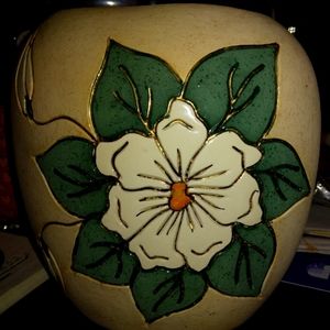 Ceramic beautiful vase mid-century